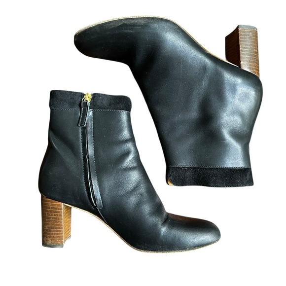 Pied De Biche Paris Black Leather Boots 39 /US 8 - Picture 2 of 12